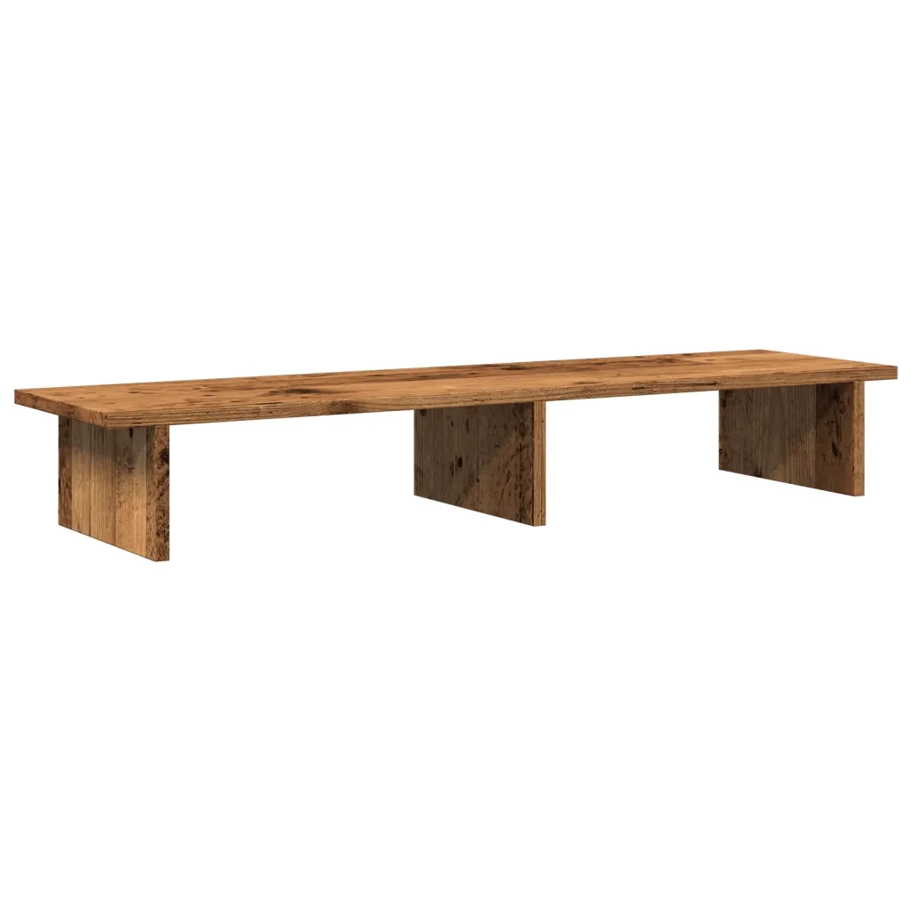 Supporto per Monitor Legno Vecchio 100x27x15cm in Truciolato 854713