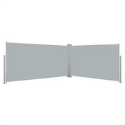 Tenda da Sole Laterale Retrattile 160x600 cm Grigia cod mxl 5491