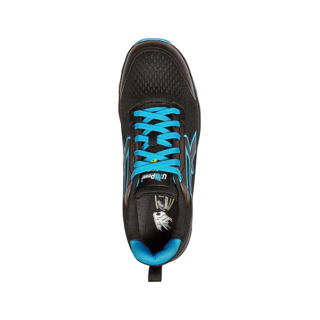 U-Power SCARPE ANTINFORTUNISTICA BASSE S1PS HI HRO FO SR RED EGO DEON ESD Col.Nero/Azzurro Mis. 41