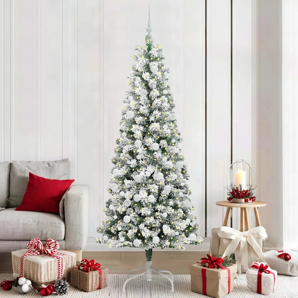 Albero di Natale Artificiale con Rami Pieghevoli 210 cm 3395607