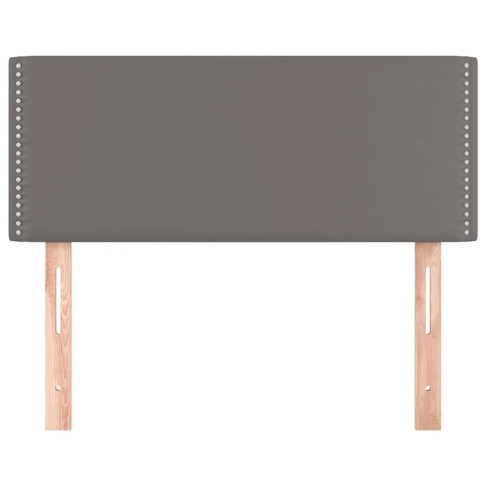 Testiera Grigio 100x5x78/88 cm in Similpelle