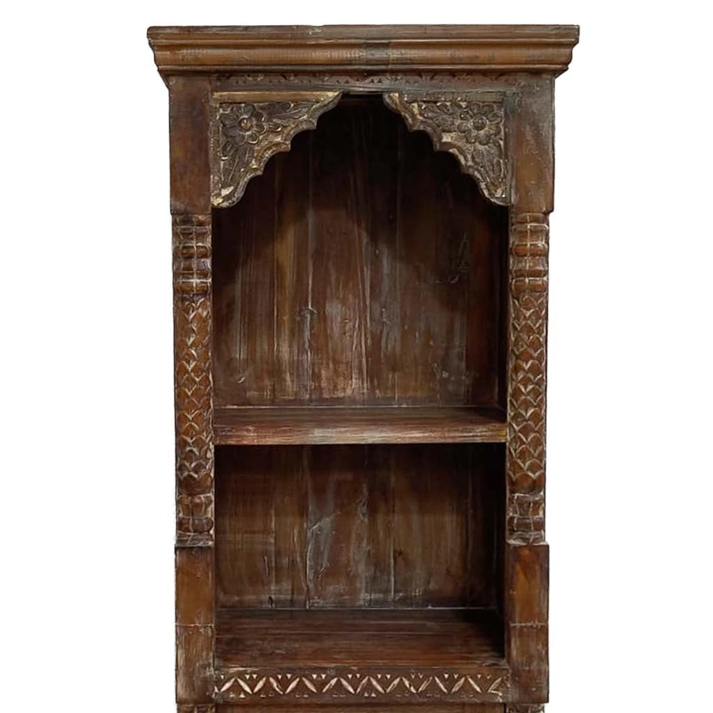Libreria artigianale in legno 58x35x183h cm