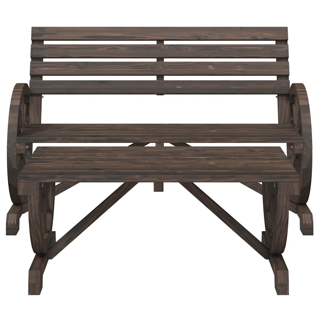 Salotto da Giardino-Set Salotto da Giardino 2 pz in Legno Massello di Abete 349918