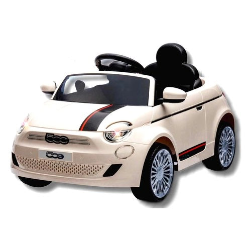 Auto elettrica biemme bcs 1137 b fiat 500 12v r c bianco