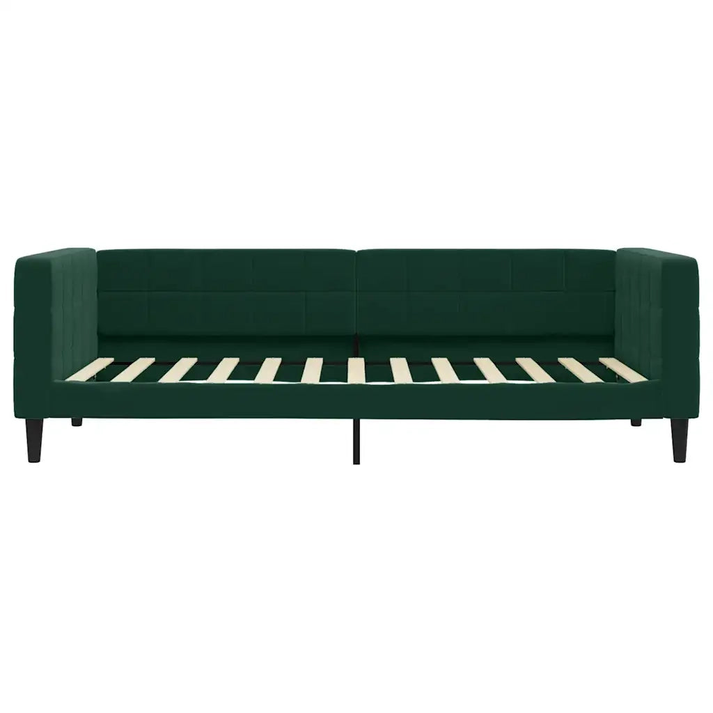 Letto da Giorno Verde Scuro 90x200 cm in Vellutocod mxl 105790