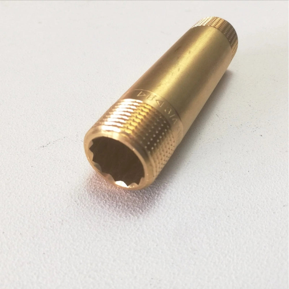 Tronchetto vite da 1 x 100mm di prolungamento in ottone