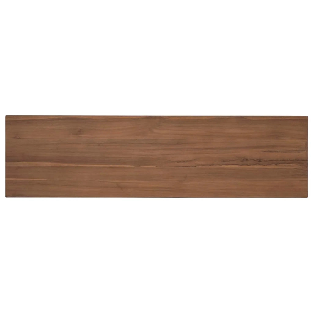 Mobile TV 110 x 30 x 40 cm Naturale Legno di teak solido 42026902