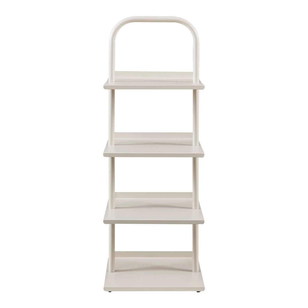 Scaffale Portascarpe Poytya Scarpiera a 4 Livelli 96 x 34 x 32 cm - Color Champagne [en.casa]
