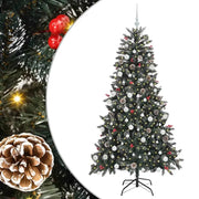 Albero di Natale | Decorazioni natalizie artificiale con 300 LED Verde 180 cm