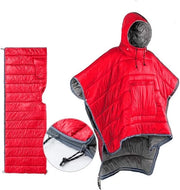 Zaino da Soggiorno per la Stagione Invernale con Capuchino Portatile, Duvet Lounge e Cappotto Caldo per Uomo e Donna