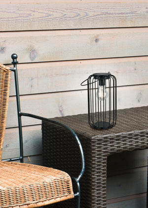 Lampada tavolo da Esterno a LED in Metallo Nero Opaco