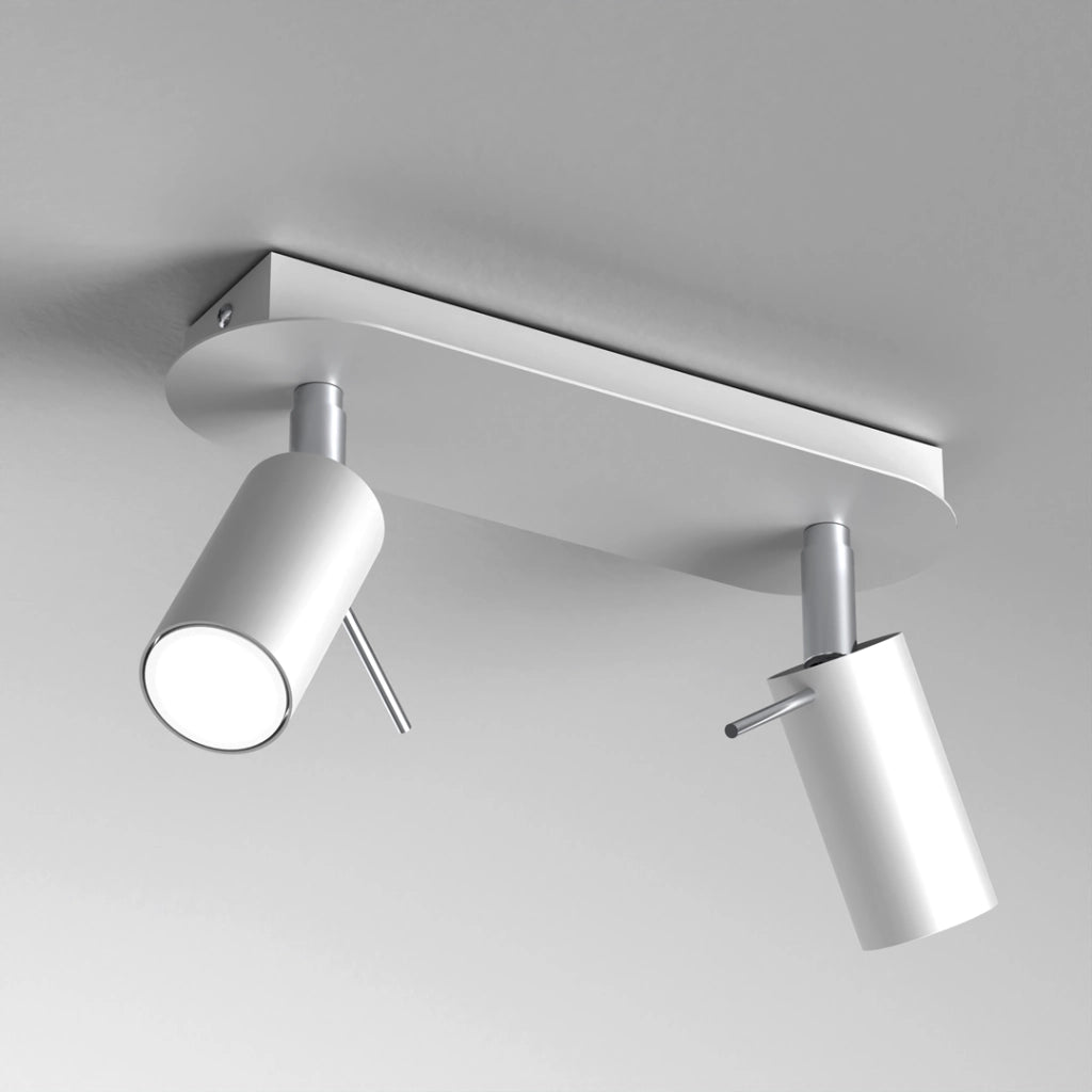 Plafoniera spot Preston Milagro bianco/cromo 2xGU10 40W