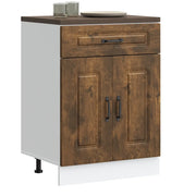Base da Cucina Kalmar Rovere Fumo in Legno Multistrato