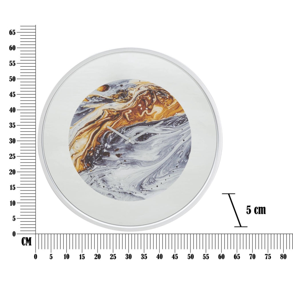 Orologio da Parete VKH278, Multicolore, Metallo, 60x5x60 cm
