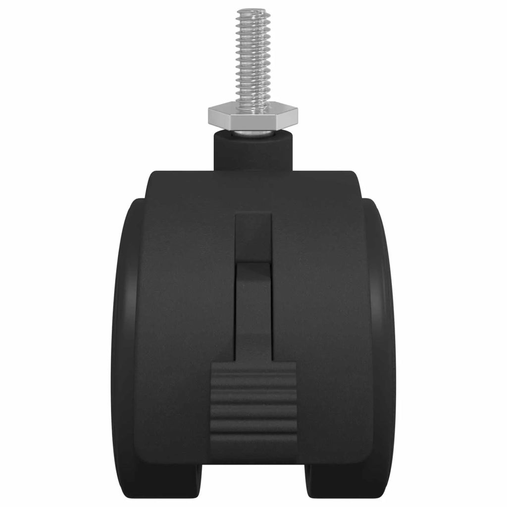 Ruota 2 pz Nero e Argento 40,1 x 40,1 x 37,8 mm Ferro e PP CFW2039909