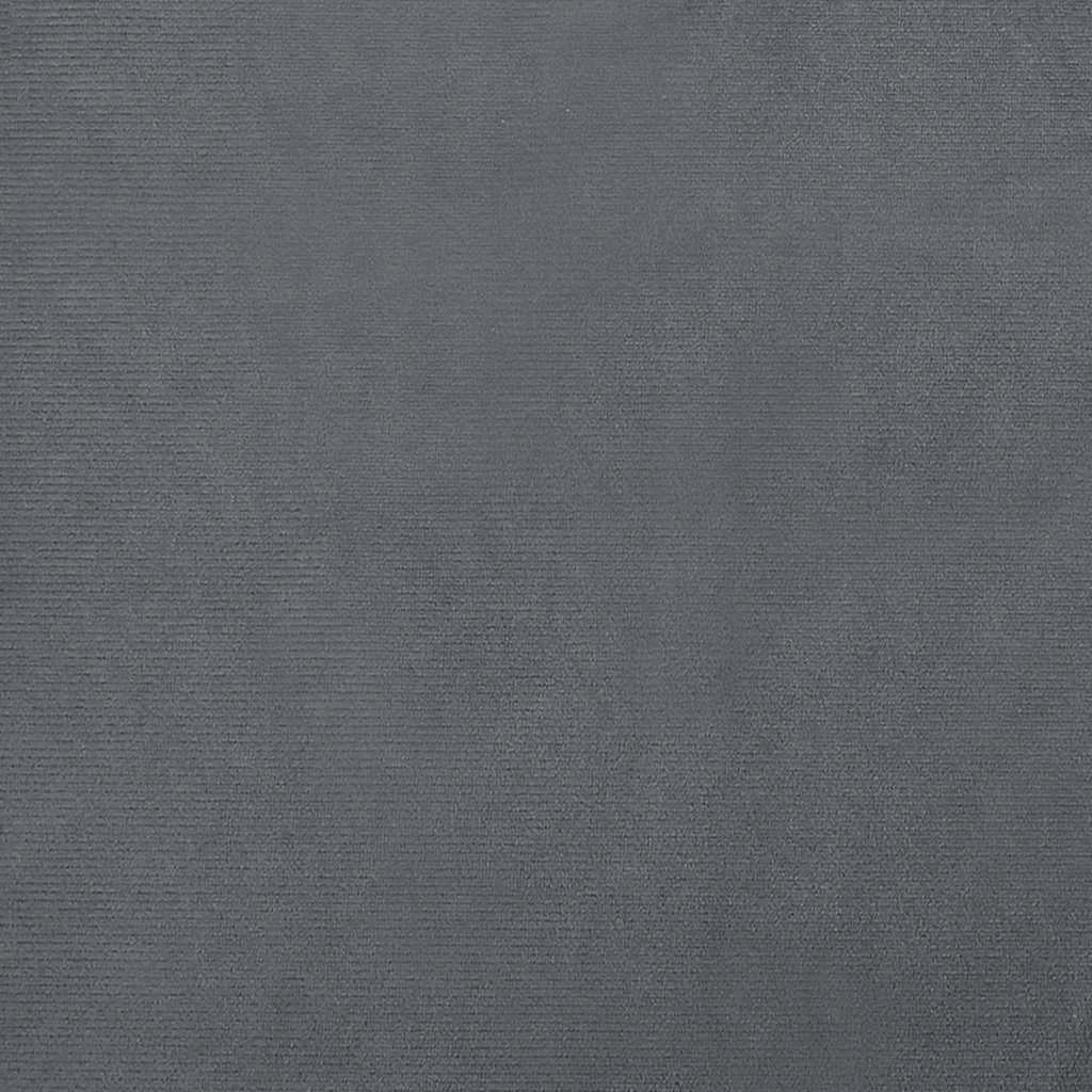 Cuccia per cani comoda cesta da divano scura 70 x 45 x 30 cm velluto grigio 02_0043173