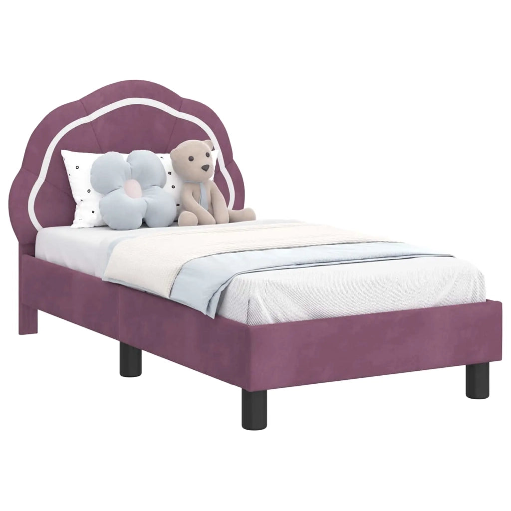 Struttura letto per bambini con testata-Giroletto per bambini Viola 70 x 140 cm 250140