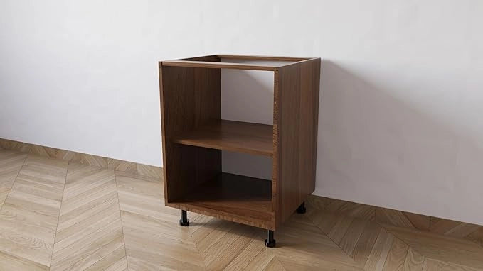 Mobile Base 60 Compreso Di Anta, H 72 Cm L 60 Cm P 55,5 Cm, Spedizione In Kit Noce