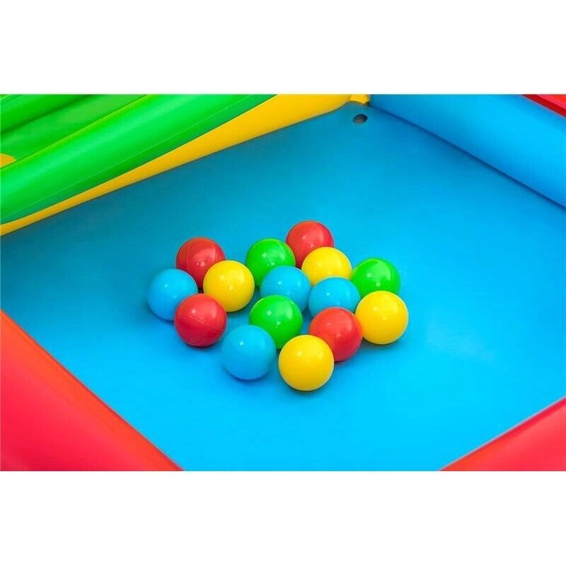 BESTWAY PISCINA CON PALLINE SORT 'N PLAY GIOCO EDUCATIVO 104X94X60 CM CON PALLINE 15 PZ GONFIABILE