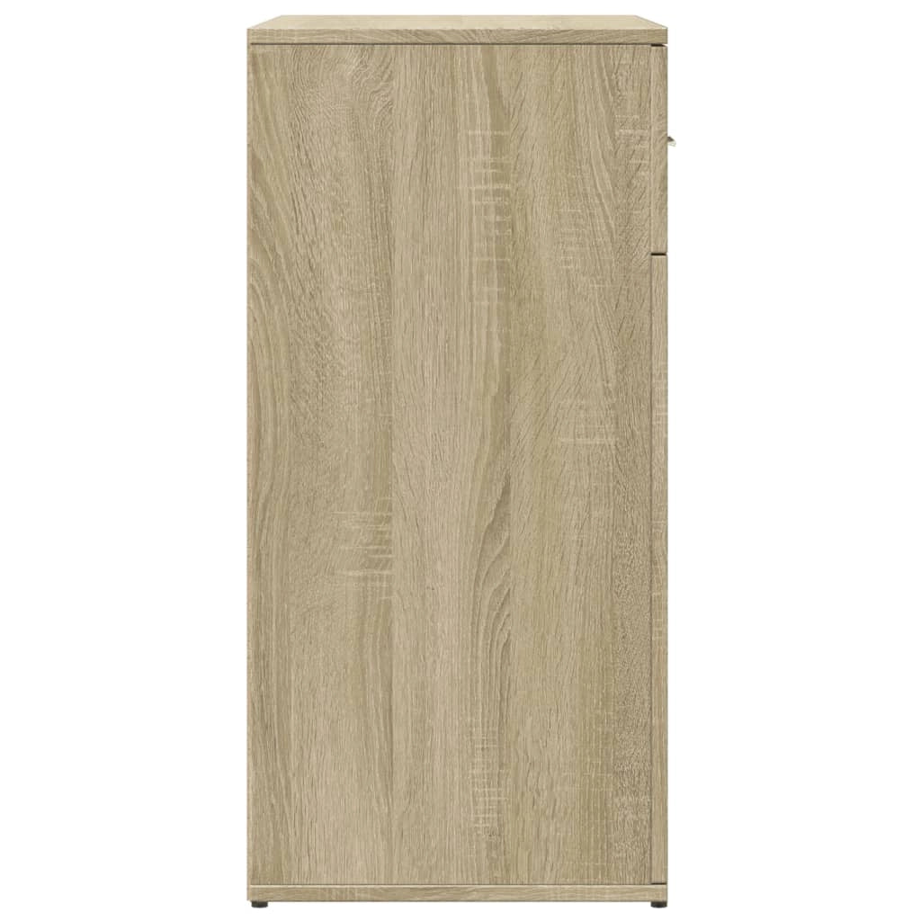 Buffet credenza cassettiera armadio mobile contenitore organizer cucina soggiorno salotti set da 2 Sonoma 79 x 38 x 80 cm legno ingegnerizzato marrone 02_0036825