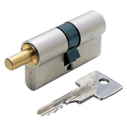 CILINDRO SAGOMATO PER POMOLO 'R6 EXTRA S' mm 30+10+30 = 70 nichelato (35+35)  - ISEO