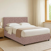 Preston, Letto Matrimoniale Sfoderabile Made in Italy, Rosa Antico