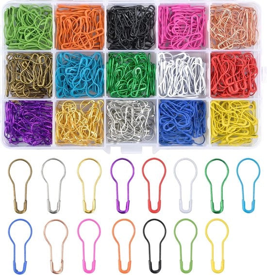 Lanterne e Spille per Sicurezza - 750 pezzi in 15 Colori per Artigianato e Sartoria
