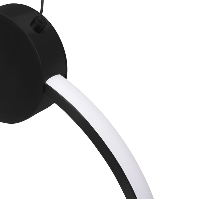 Lampada Da Soffitto Led App1398-cp Black 50cm