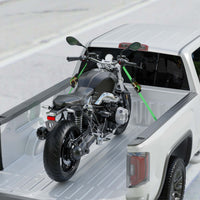 Cinghia di ancoraggio a cricchetto set 4 cinghie di fissaggio 3 m x 25mm 320 daN