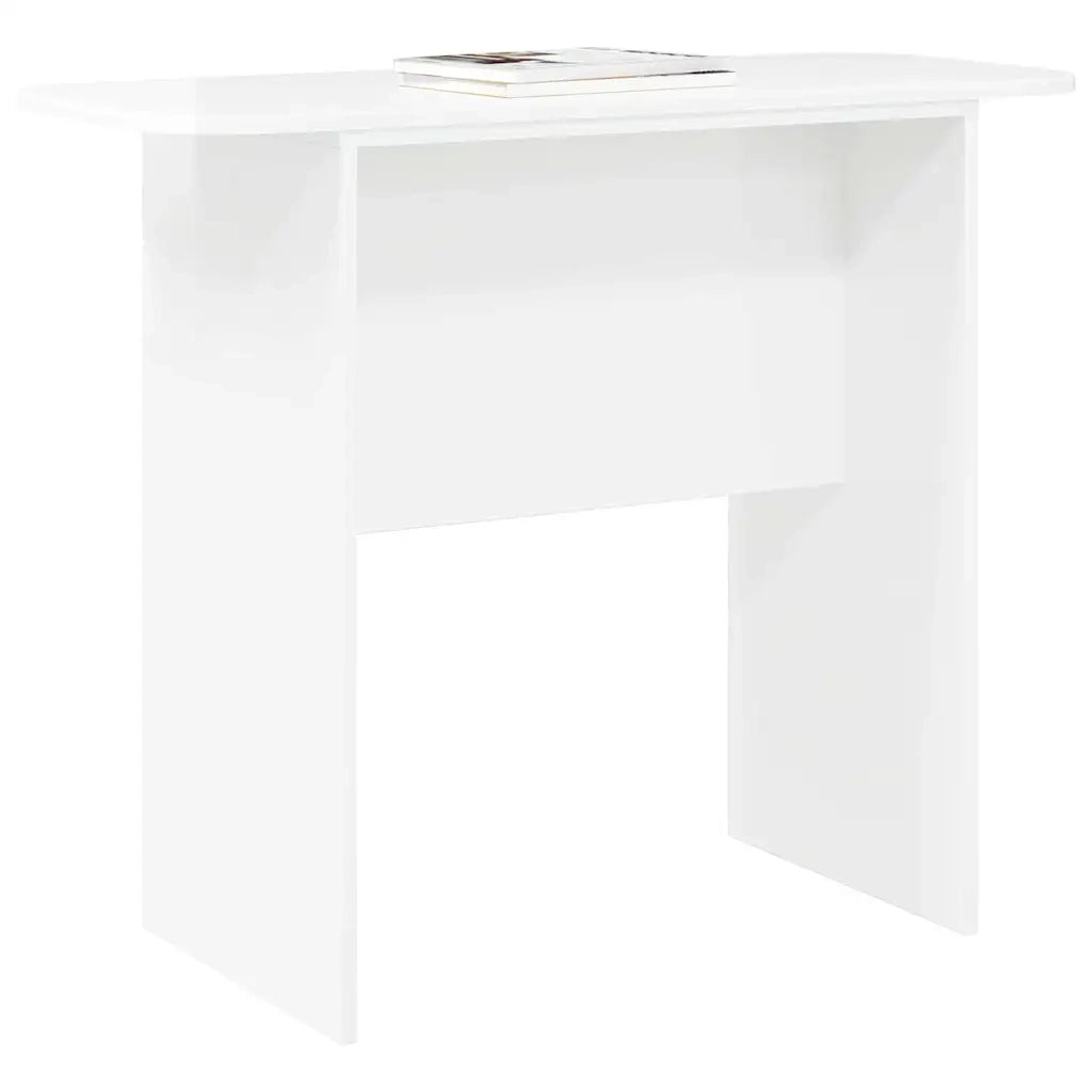 Tavolo consolle Bianco Lucido 93 x 40 x 75 cm Legno multistrato