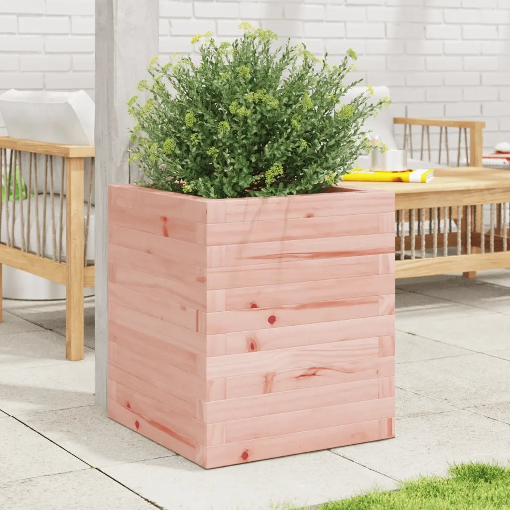 Fioriera da Giardino-Vaso da Esterno 40x40x46 cm in Legno Massello di Douglas
