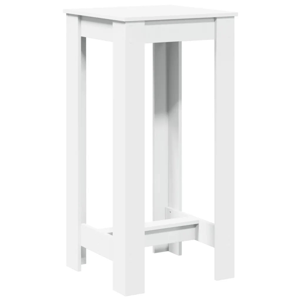 Tavolo da Bar Bianco 51x50x103,5 cm in Truciolato
