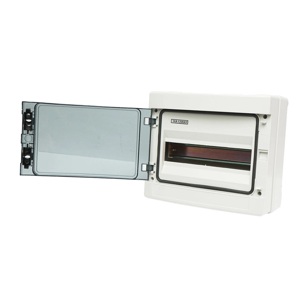Pannello portafusibili da superficie 1 fila, 12 moduli 295x255x130mm IP65 Breckner Germany