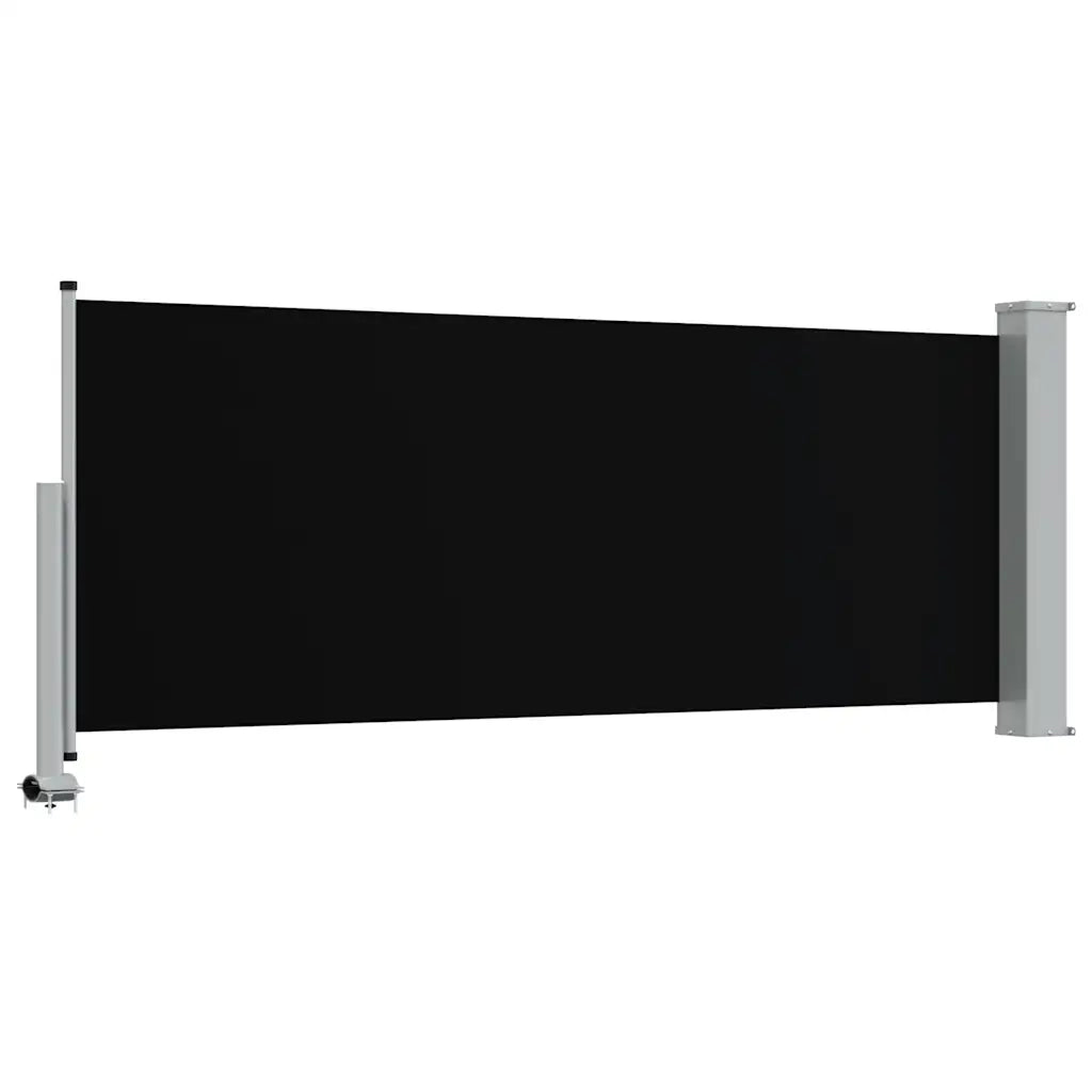Tenda da Sole Laterale Retrattile 120 x 300 cm Nera cod mxl 54907