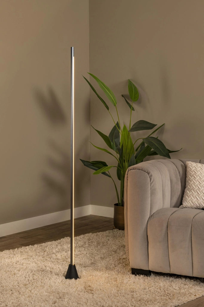 Lampada da terra EQUINOX LED 26W argento Lucide