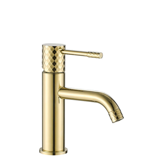 Rubinetto Da Lavabo Rea Lungo Diamond Gold