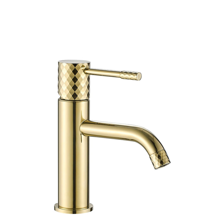 Rubinetto Da Lavabo Rea Lungo Diamond Gold