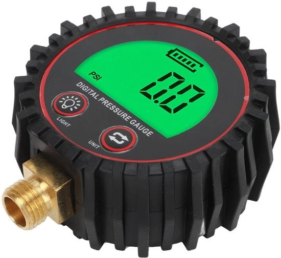 Misuratore di pressione pneumatica digitale - 4 unità intercambiabili - precisione alta - visibilità elevata - portata di misura 3-255 PSI