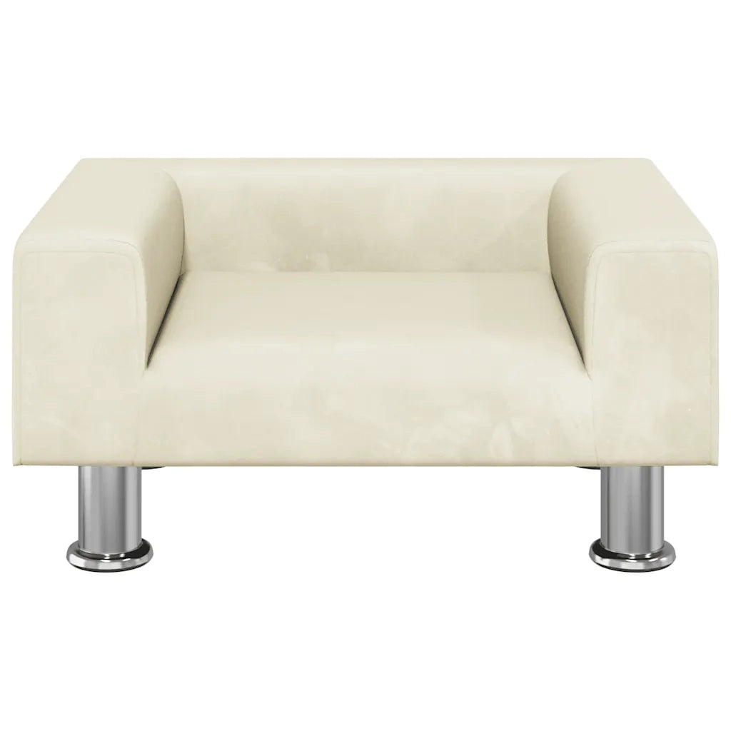 Lettino per Cani Crema 50x40x26,5 cm in Vellutocod mxl 71192