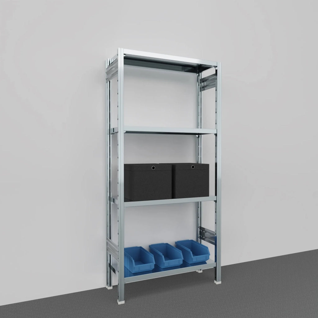 Scaffalatura in metallo da magazzino Zincata cm. 100x70x180h