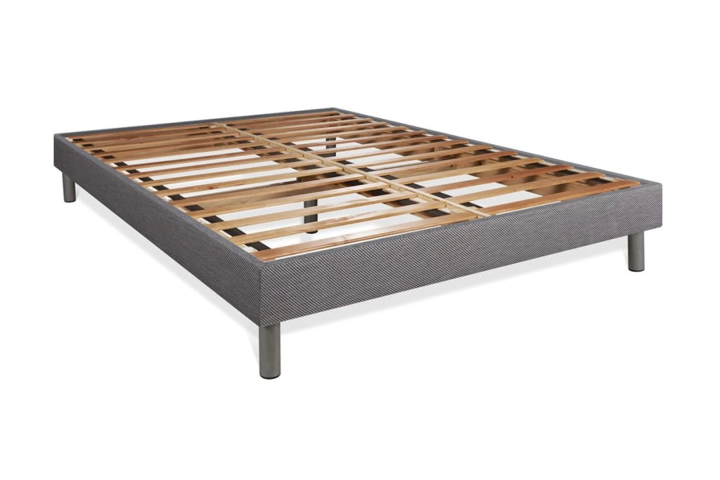 Pacchetto letto completo - Materasso 140x190cm + Box spring con doghe (kit) + 2 cuscini + Piumino - Biocare