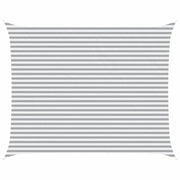 Vela Parasole | Telo Ombra | Vela da ombra solare Grigio chiaro e bianco 5 x 4 m