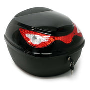 Bauletto bauletto 22 litri per portapacchi moto scooter quad nero 16_0000487