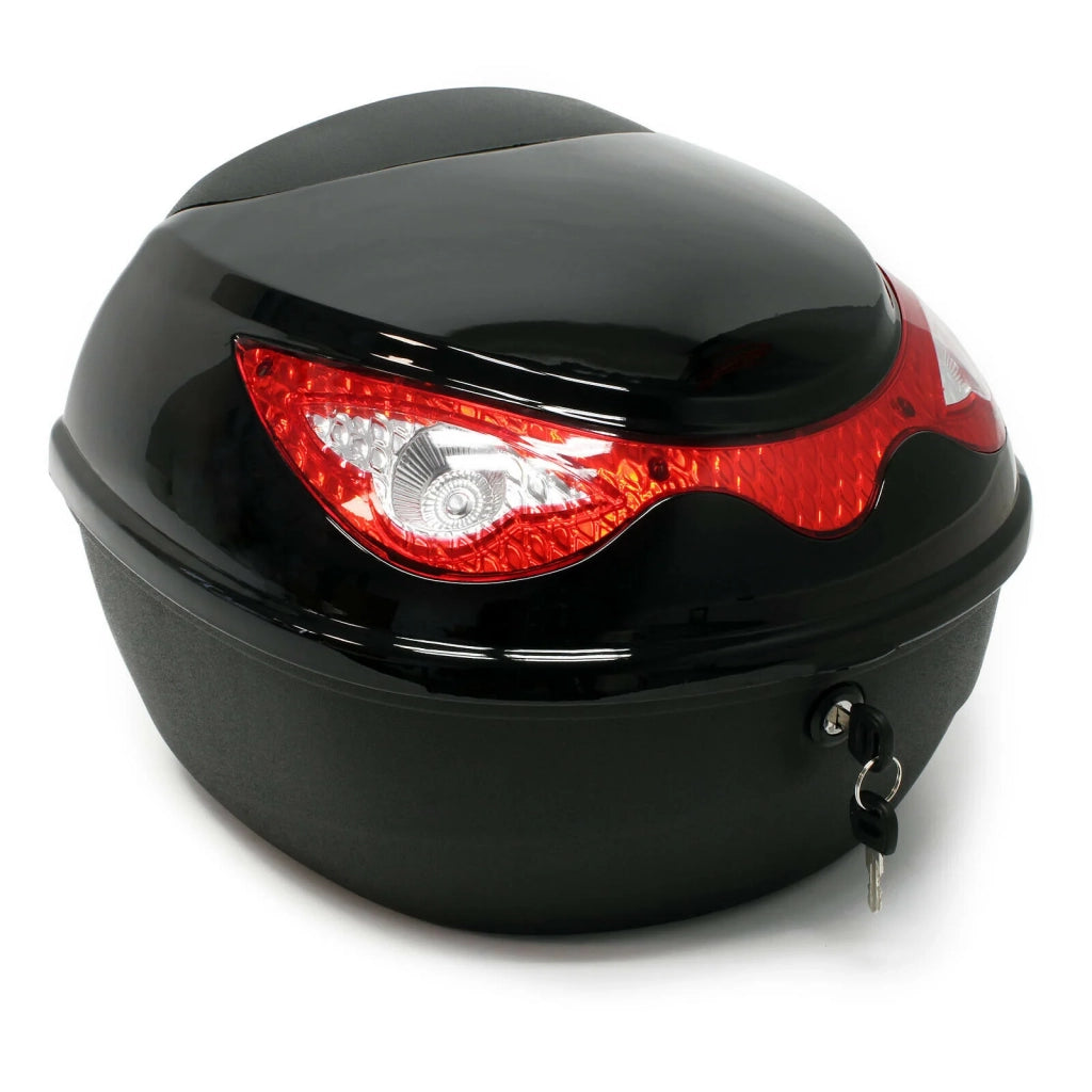 Bauletto bauletto 22 litri per portapacchi moto scooter quad nero 16_0000487