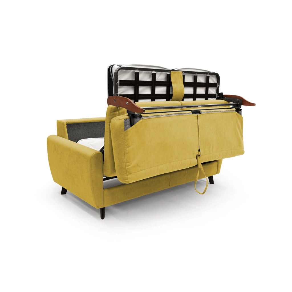 Callisto Divano letto matrimoniale 208 cm giallo