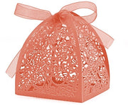 Dizionario di Solidità 50 Pezzi - Ideale per Matrimoni/Gift - Scatole di Confetti - Rosse - Alta Qualità - Perfette per Alpenliebe/Ferrero Rocher - Scatole di Regali