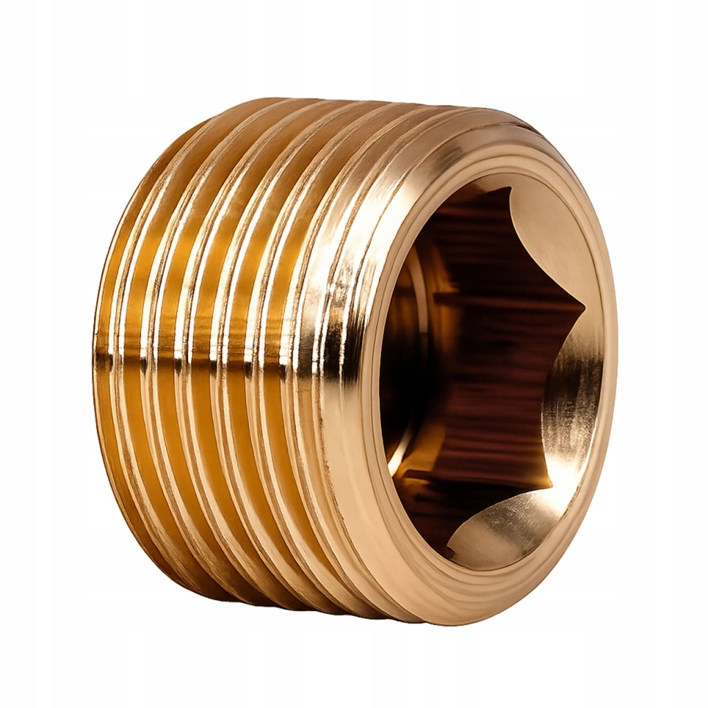 Tappo Filettato in Ottone 3/8" – Resistente alla Corrosione e Alta Pressione