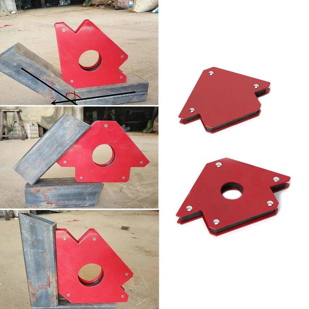 Trade Shop - Magnete Magnetico Frecce Saldatore Saldatura Angolazioni 45° 90° 135° 25lb 12kg -