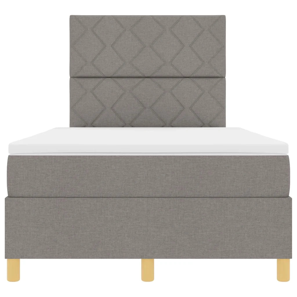 Letto a Sorgente LED con materasso Talpa 120 x 190 cm Tessuto 3343163