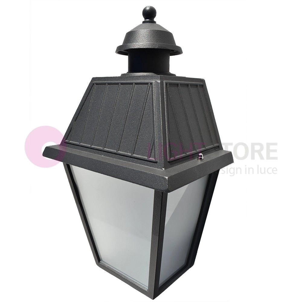RIVALBA Mezza Lanterna a parete Applique per Esterno Vetri satinati GARDENLIGHT